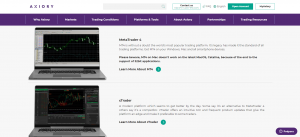 Axiory platforms