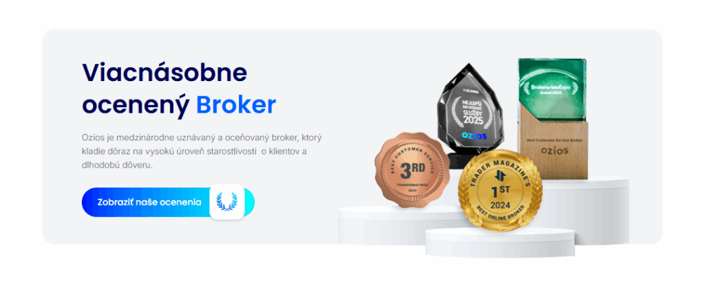 Ozios - oceněný broker sk - Trade Info Ozios: Ocenenia