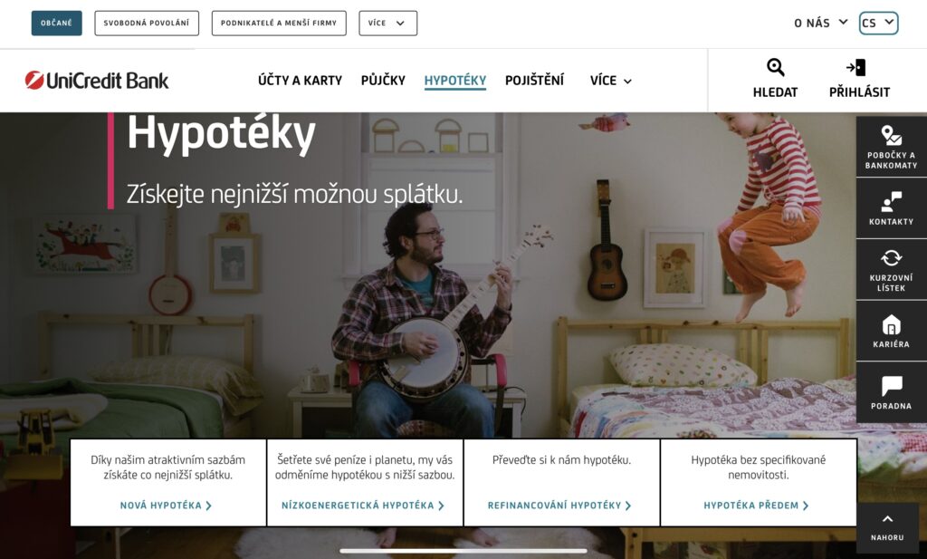 Screenshot - Trade Info najvýhodnejšie hypotéky, bonus, úrok, úroková sadzba, UB