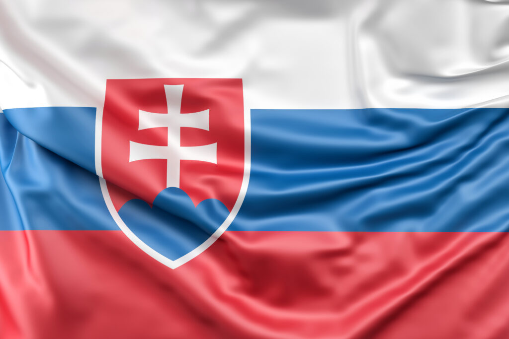 Ruffled Flag of Slovakia 3D Rendering - Trade Info Slovensko, populácia, výzvy, dôchodky