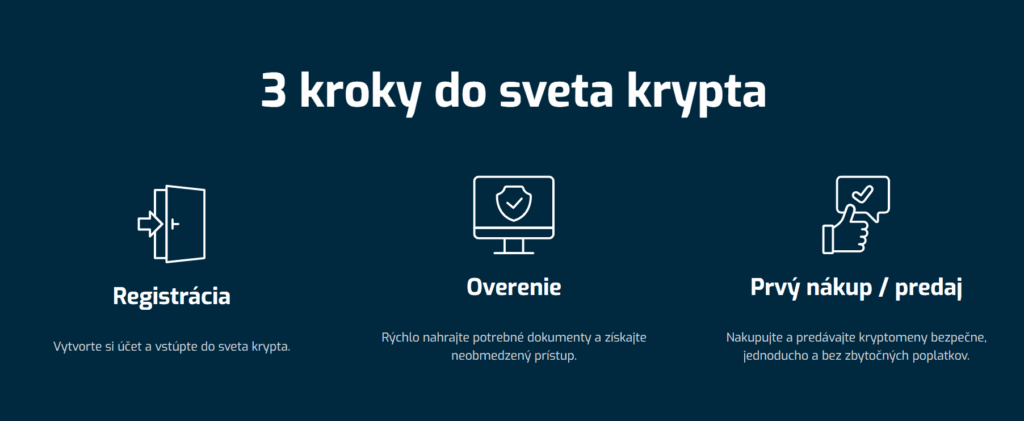 3 kroky - sk - Trade Info recenzía, kryptomien