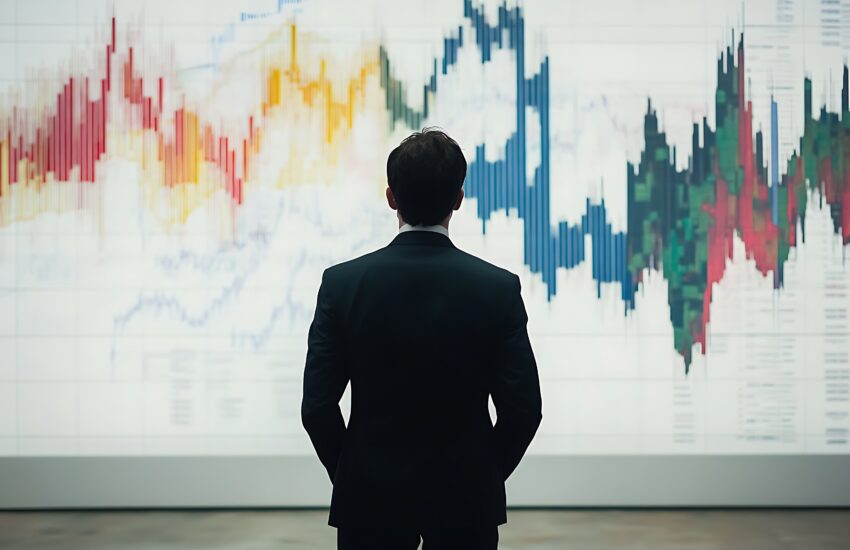 trader analyzing charts