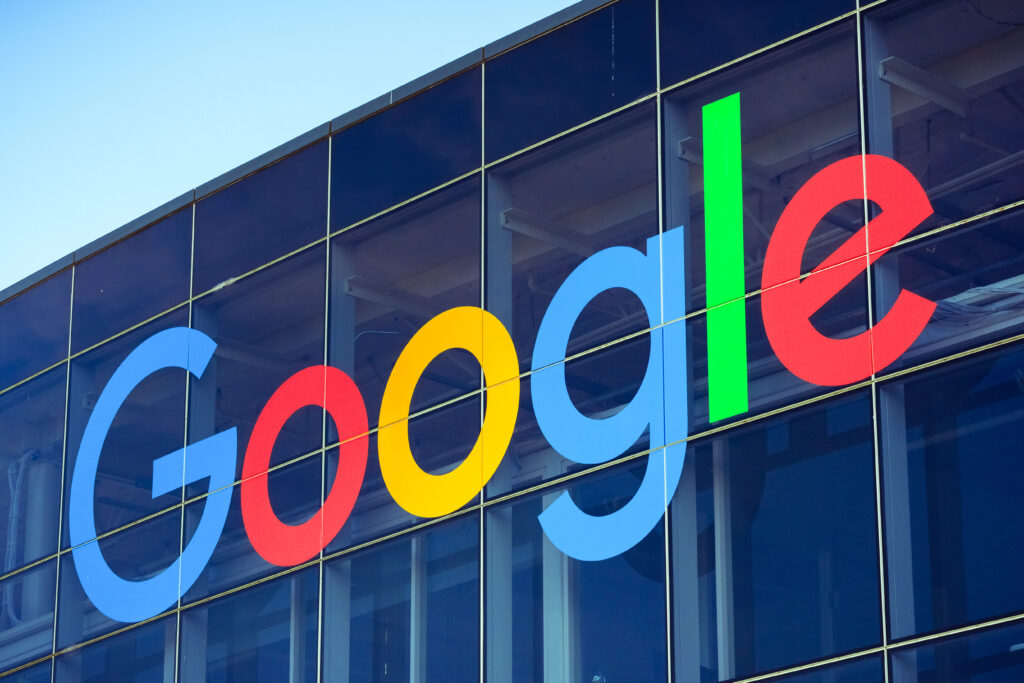 August 19 2018 Mountain View CA USA - Google logo on one of - Trade Info Google