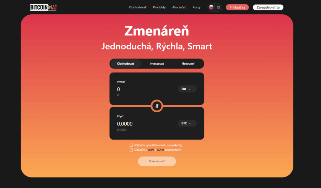 Bitcoinmat.sk: