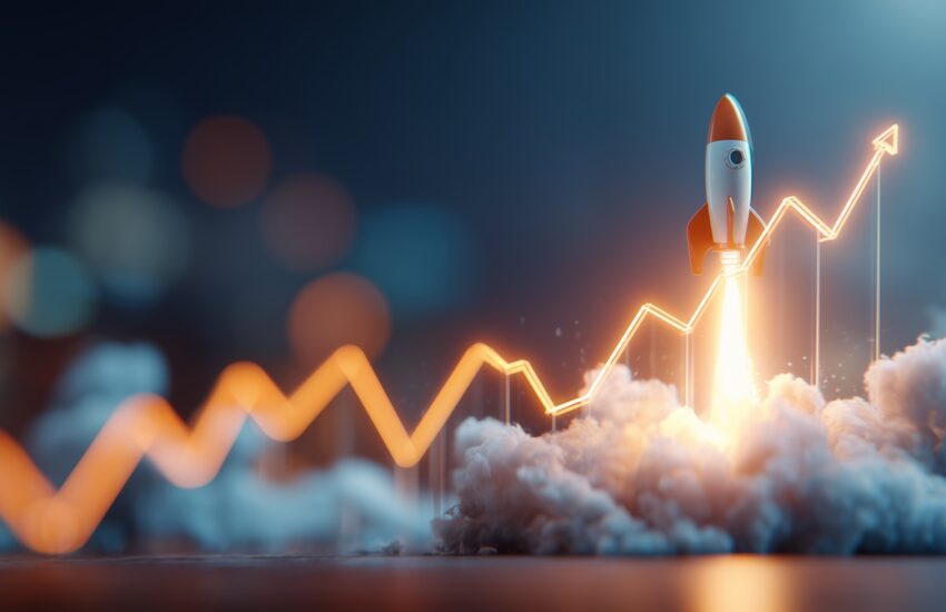 Raketa. Zdroj fotky: Generovano AI (Adobe Stock)